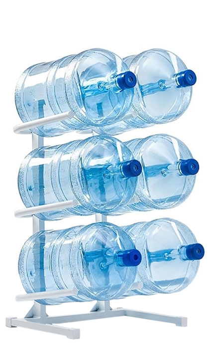 Подставка "A.E.L" на 6 бутылей белая