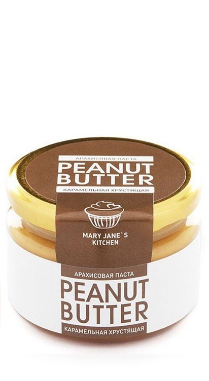"Арахисовая Паста" - Карамельная Хрустящая  220гр