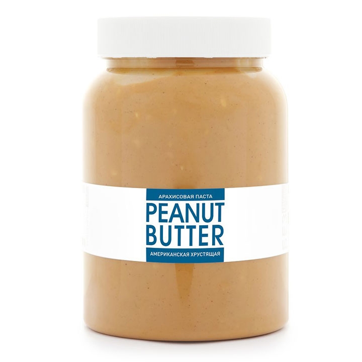 "Арахисовая Паста" 1кг - Американская Хрустящая