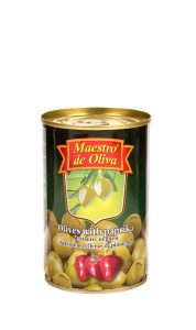 Оливки с перцем Maestro De Oliva ("Маэстро дэ олива") 300 г ж/б