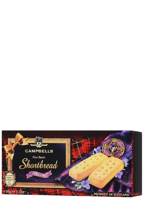Печенье шотландские песочные пальчики “Campbells” 150 г