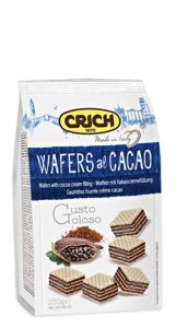 Вафли с какао-кремовой начинкой "Crich" 250 г