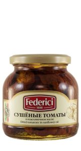 Сушеные томаты в подсолнечном масле "Federici" 280г