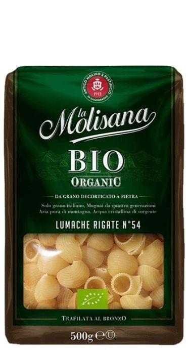 “La Molisana №54” макароны Улитки рифленые BIO 500 г
