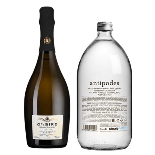 Набор вино б/алк Spumante “Спуманте” 0.75л и Antipodes 1л