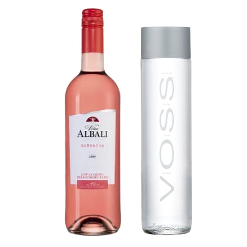 Набор вино б/алк “Винья Албали Гарнача” 0.75л и Voss 0,8л
