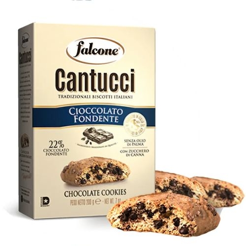 Печенье Cantucci (Кантуччи) с темным шоколадом 200г