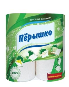 Полотенца "Перышко" 2 рулона