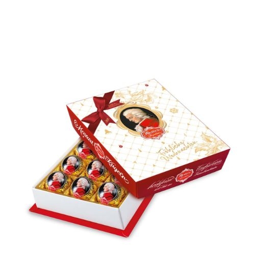 Конфеты из темного шоколада с марципаном "Reber" 240 г