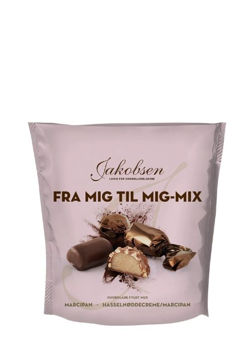 Конфеты Jakobsen Chocolates (Марципан и ореховый крем) 105г