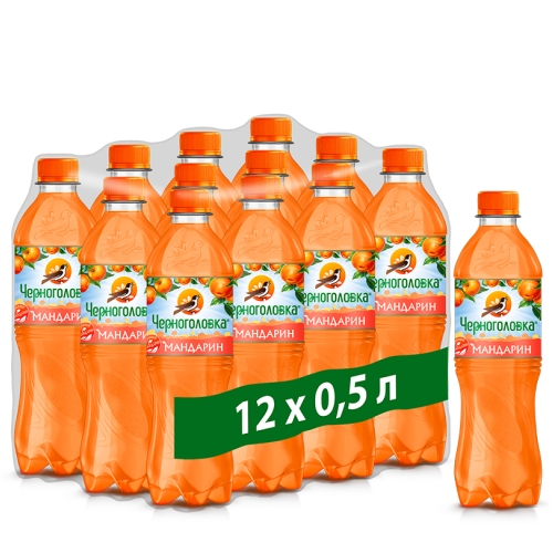 Лимонад Черноголовка – “Мандарин” 0.5л