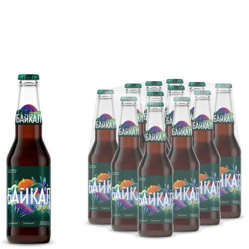 Лимонад – “Байкал Green” 0.33л