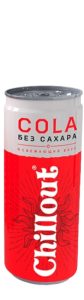 Напиток ChillOut – “Cola” (без сахара) 0.33л