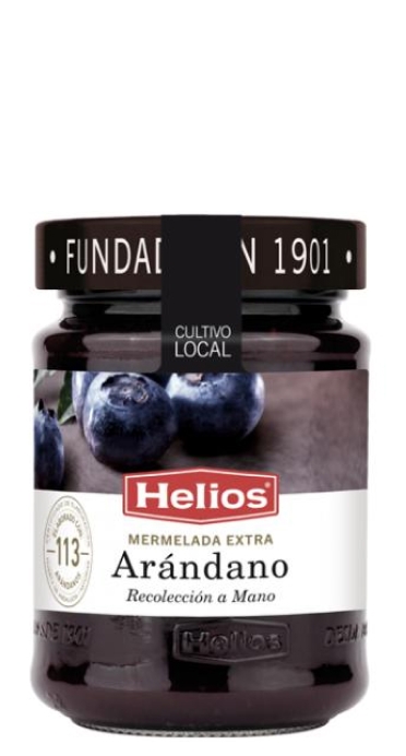 Конфитюр Helios Extra - "Черника" 340г