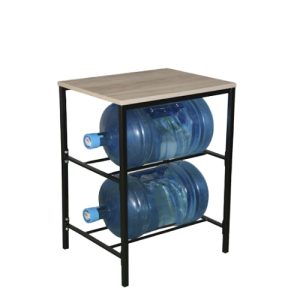 Подставка для 2-х бутылей с полкой