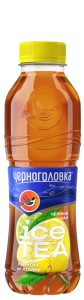 Холодный чай черный Черноголовка "Лимон-лайм" 0.5л