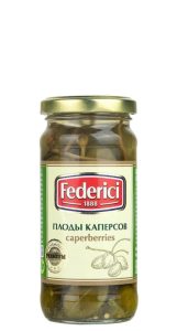 Плоды каперсов Federici (Федеричи) 230г