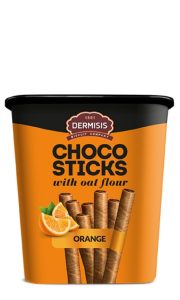 Вафельные трубочки Апельсин/Шоколад Dermisis 310г