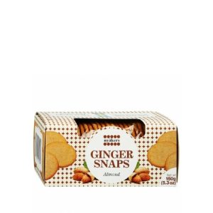 Печенье хрустящее имбирное Nyakers со вкусом миндаля 150г