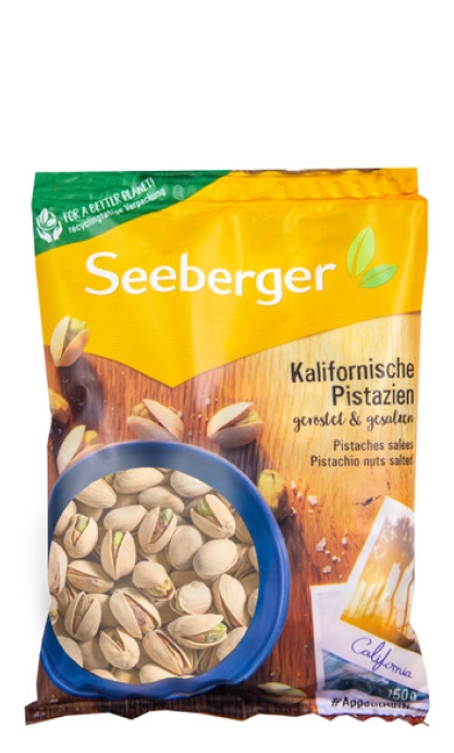 Фисташки жареные соленые Seeberger 150г